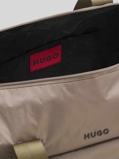 HUGO Weekender mit Reißverschlusstaschen Modell 'EVERETT' Sand 5