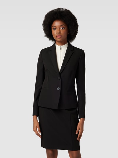 Jake*s Collection Blazer met viscose en paspelzakken Zwart - 4