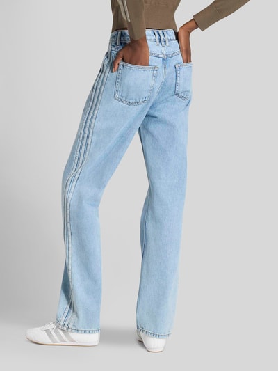 adidas Originals Straight Fit Jeans aus reiner Baumwolle Jeansblau 5