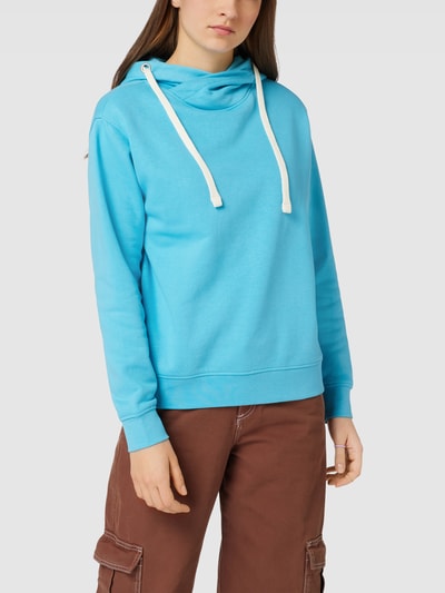 edc By Esprit Hoodie mit gerippten Abschlüssen Tuerkis 4