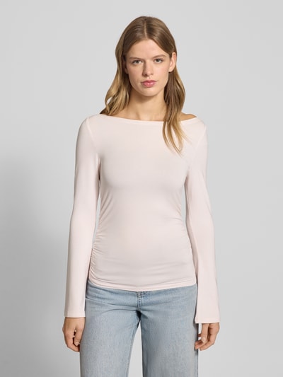 Gina Tricot Shirt met lange mouwen en rimpelingen Lichtroze - 4