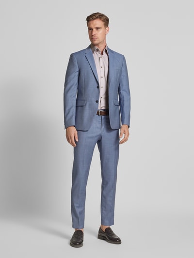 ETERNA Koszula o kroju modern fit z krótkim rękawem i listwą guzikową Piaskowy 1