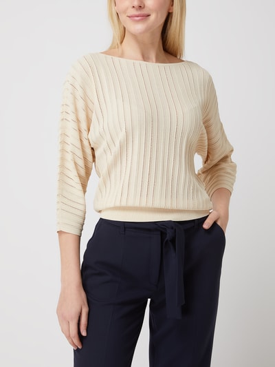 s.Oliver BLACK LABEL Pullover mit 3/4-Arm  Ecru 4