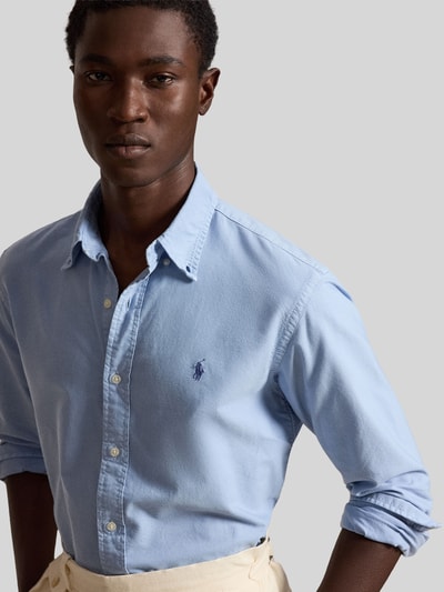 Polo Ralph Lauren Custom Fit Freizeithemd aus reiner Baumwolle Jeansblau 3