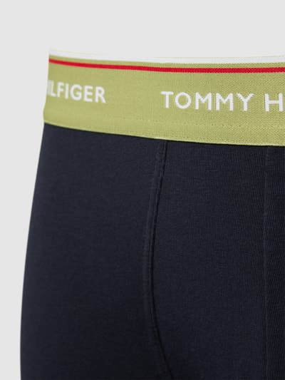 Tommy Hilfiger Trunks mit elastischem Logo-Bund im 3er-Pack Dunkelblau 2