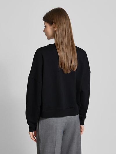 Guess Sweatshirt mit Logo und Ziersteinbesatz Modell 'RACHELE' Black 5