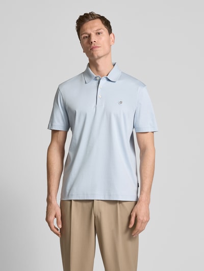 BOSS Regular Fit Poloshirt mit Label-Badge Modell 'Parris' Bleu 4