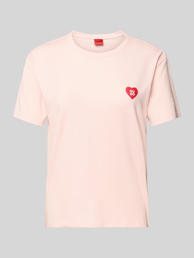 HUGO Regular fit pyjamabovendeel van modalmix, model 'CASUAL' Roze - 1