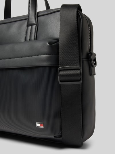 Tommy Hilfiger Laptoptasche mit abnehmbarem, verstellbarem Schulterriemen BLACK 3
