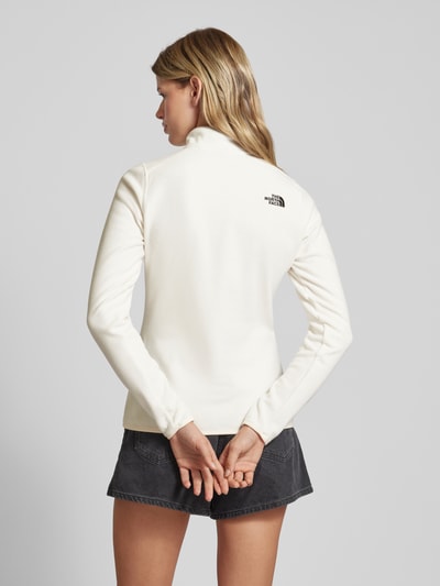 The North Face Sweatshirt Modell 'Glacier' mit Stehkragen Offwhite 5