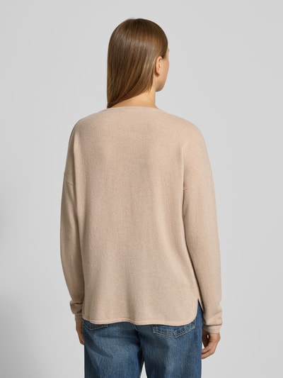 Fynch-Hatton Strickpullover aus reinem Kaschmir mit Rundhalsausschnitt Beige 5