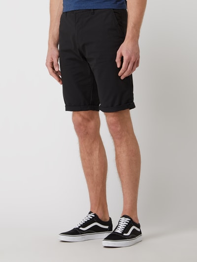 Esprit Relaxed Slim Fit Chino Shorts mit Stretch Anteil black online kaufen