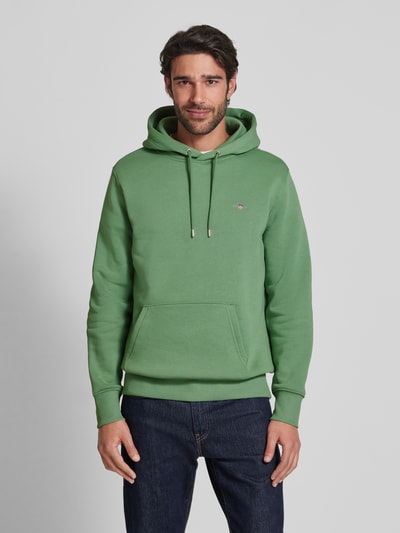 Gant Hoodie mit Label-Stitching Schilf 4