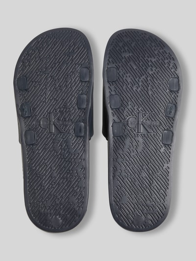 CK Calvin Klein Badeschuhe mit Logo Print Marine 3