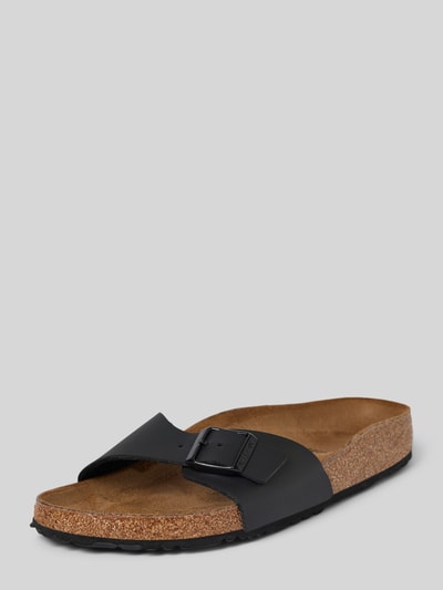 Birkenstock Slippers met doornsluiting, model 'Madrid' Zwart - 1