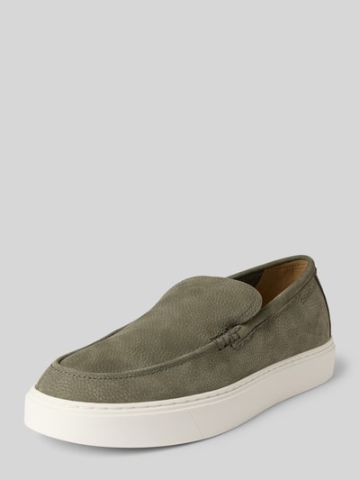 CK Calvin Klein Mokasyny z profilowaną podeszwą model ‘Hybrid’ Oliwkowy 1