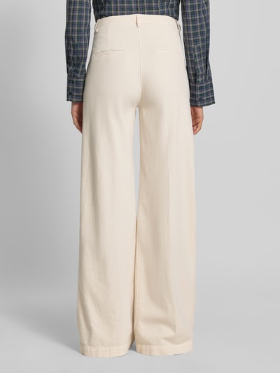 SEDUCTIVE broek met persplooien en steekzakken Beige - 5