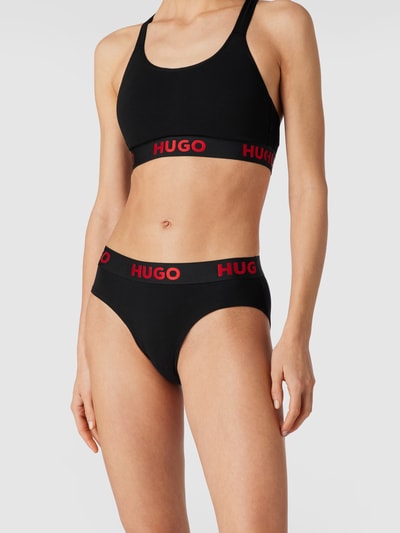 HUGO Slip met logoband Zwart - 1