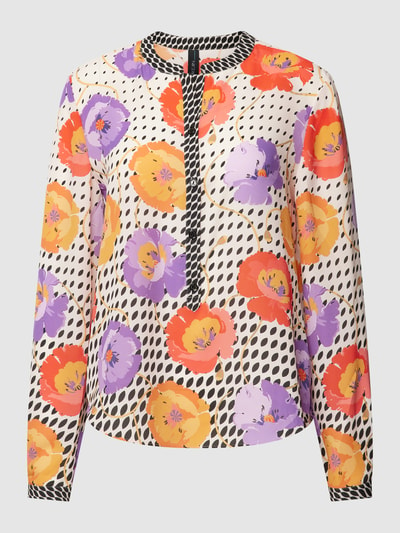 Marc Cain Blouse met all-over motief Rosé - 2