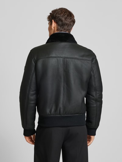 JOOP! Collection Jacke in Leder-Optik Modell 'Sonan' Black 5