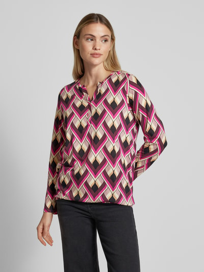 Soyaconcept Blusenshirt mit Tunikakragen Modell 'FELICITY' Pink 4