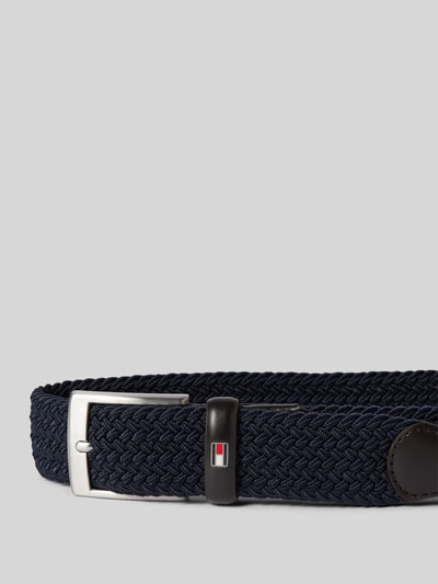 Tommy Hilfiger Gürtel mit Strukturmuster Modell 'NEW ADAN' Marine 4