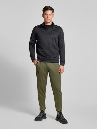 Under Armour Loose fit sweatpants met steekzakken opzij Olijfgroen - 1