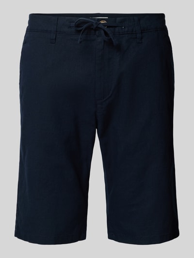 Tom Tailor Korte broek met structuurmotief Marineblauw - 2