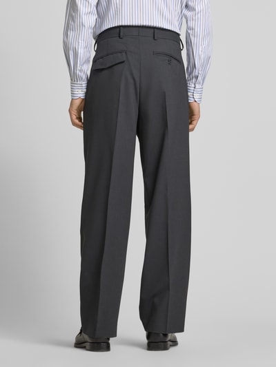 ANNARR Regular Fit Anzughose aus Lanawolle Modell 'KIRKLAND' Black 5
