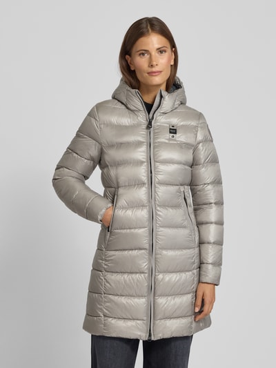 Blauer Usa Steppmantel mit Sorona®-Füllung Modell 'Adelaide' Hellgrau 4