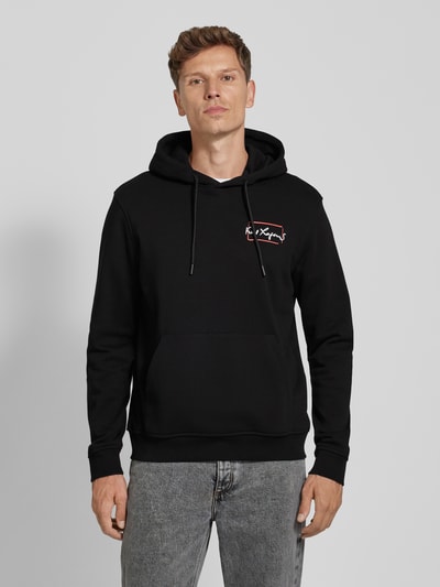 Karl Lagerfeld Hoodie mit Label-Print Black 4