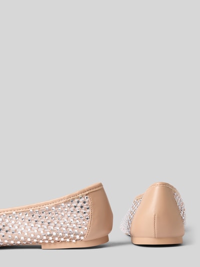 Steve Madden Ballerinas mit Allover-Strasssteinbesatz Modell 'AUDEN' Sand 2