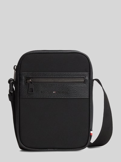 Tommy Hilfiger Umhängetasche mit Reißverschluss und Logo-Detail BLACK 2