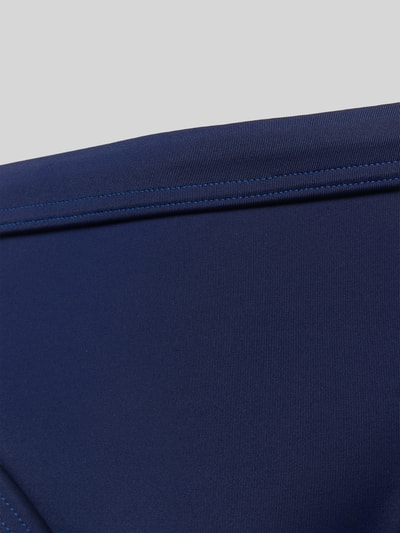 HOM Zwembroek met labelpatch, model 'SEA LIFE' Donkerblauw - 2