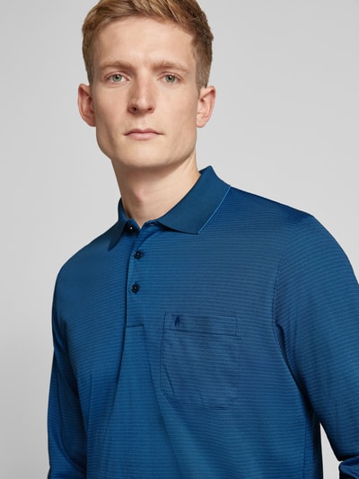 RAGMAN Regular fit poloshirt met borstzak Petrol - 3