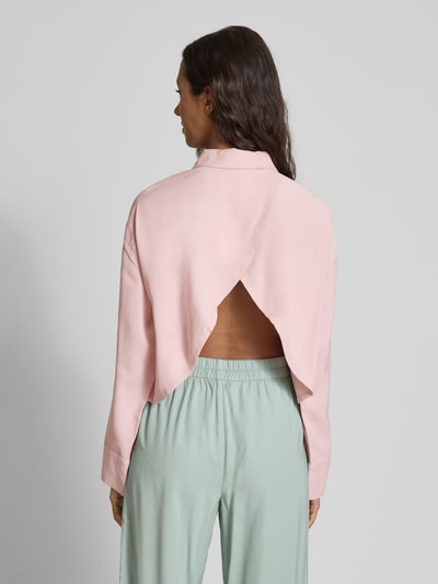 Only Relaxed Fit Hemdbluse aus Viskose-Mix Modell 'LARIS' Rosa 5
