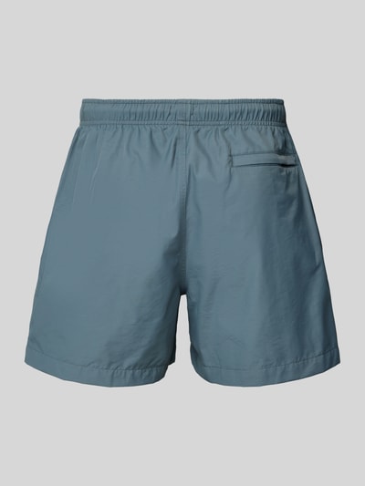 MCNEAL Relaxed Fit Badeshorts mit Logo-Stitching Mittelgrau 3