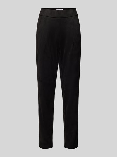 Raffaello Rossi Slim fit broek met siernaden, model 'CANDICE' Zwart - 2