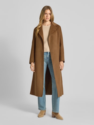 MANGO Mantel aus Woll-Mix Camel 1