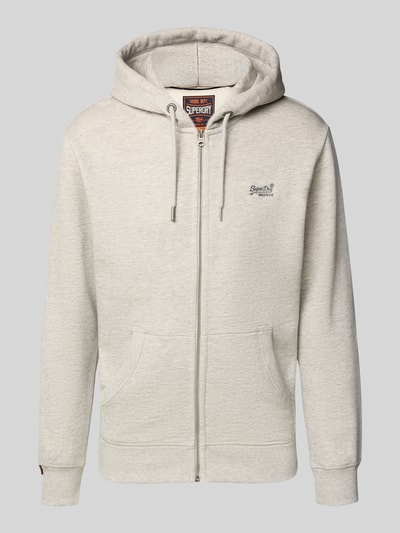 Superdry Sweatjack met capuchon Lichtgrijs - 2