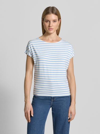 s.Oliver RED LABEL Oversized T-Shirt aus Viskose-Mix Hellblau 4