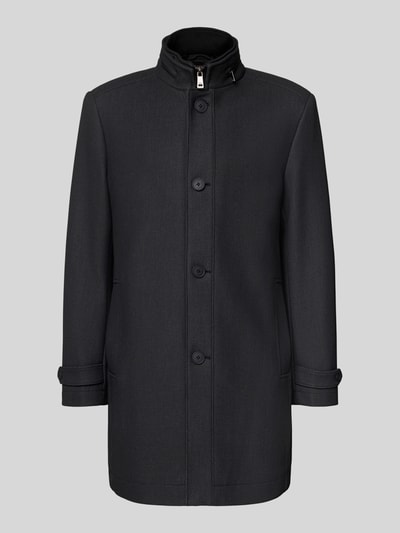 Roy Robson Płaszcz ze stójką Średnioszary 2