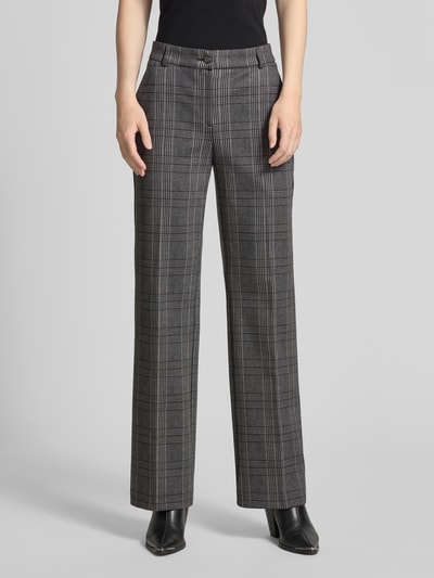 Brax Slim Fit Stoffhose mit Viskose-Anteil Modell 'Maine' Dunkelgrau 4