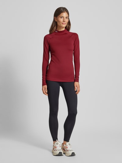 Under Armour Longsleeve mit Stehkragen Bordeaux 1