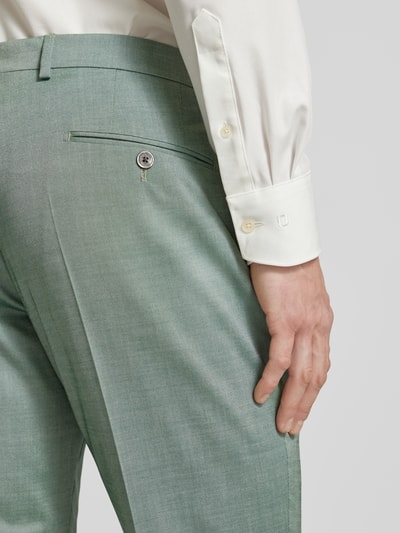 JOOP! Collection Spodnie do garnituru o kroju slim fit w kant model ‘Blayr’ Limonkowy 3