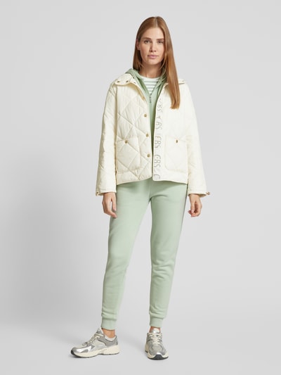 Christian Berg Woman Selection Steppjacke mit Stehkragen Offwhite 1