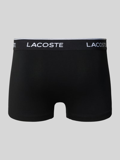 Lacoste Regular Fit Trunks aus Baumwoll-Mix im 3er-Pack Black 3