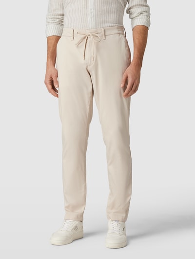 Bruun & Stengade Regular Fit Hose mit Tunnelzug Modell 'INGOLF' Offwhite 4