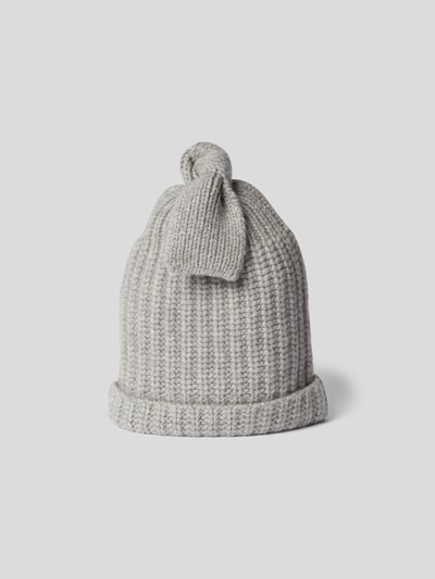The Holy goat Beanie aus Kaschmir Hellgrau meliert 4