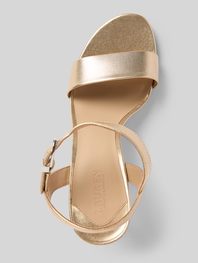 Lauren Ralph Lauren Sandalette mit Dornschließe Modell 'GWEN' Gold 3